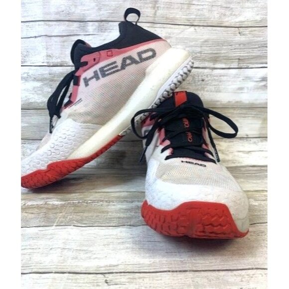 Head Motion Pro Men's Pickleball Shoes Sneakers Size 8 White Pink Black - Picture 2 of 13